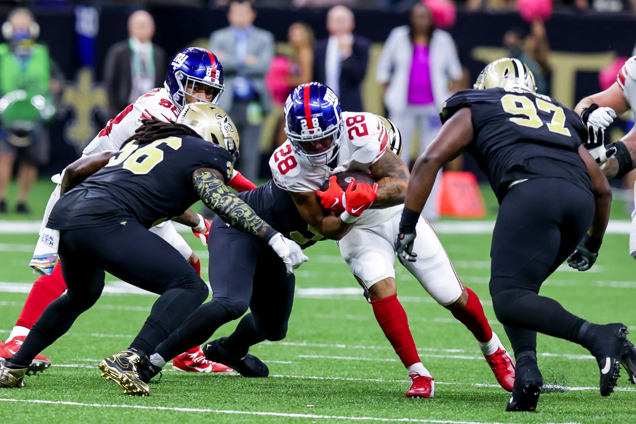 NFL: New York Giants at New Orleans Saints