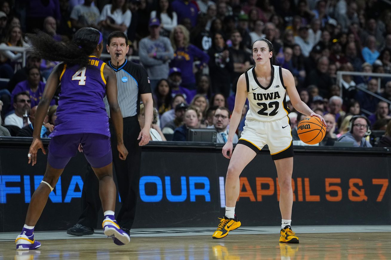 NCAA Womens Basketball: NCAA Tournament Albany Regional-LSU vs Iowa