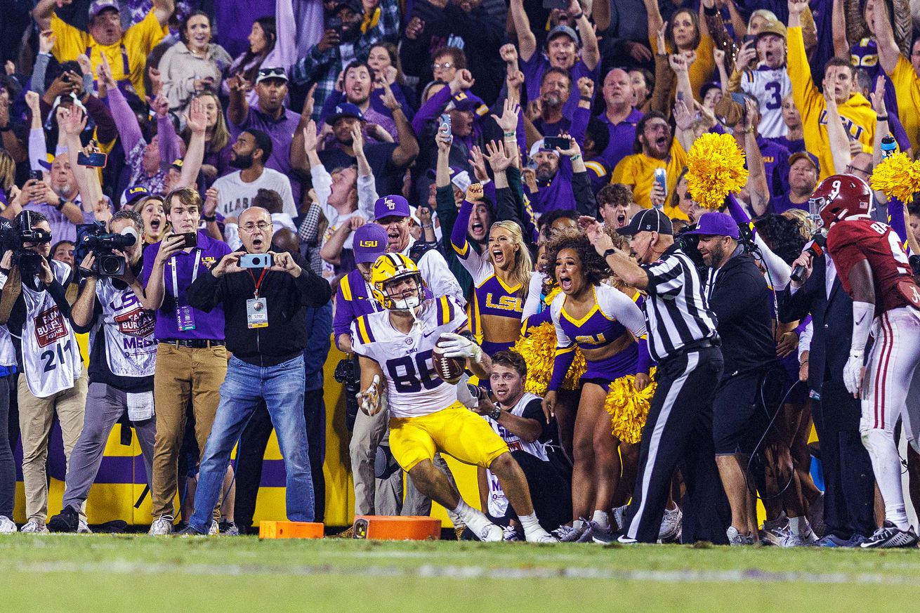 COLLEGE FOOTBALL: NOV 05 Alabama at LSU