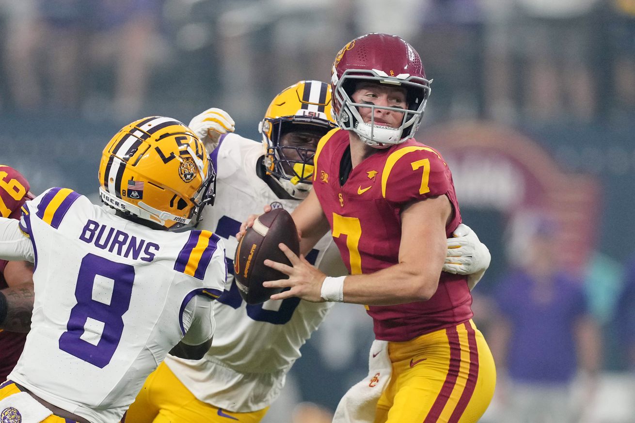 NCAA Football: Vegas Kickoff Classic-Southern California at Louisiana State