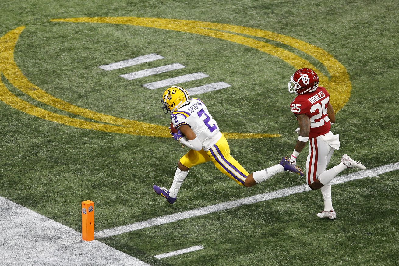 College Football Playoff Semifinal at the Chick-fil-A Peach Bowl - LSU v Oklahoma