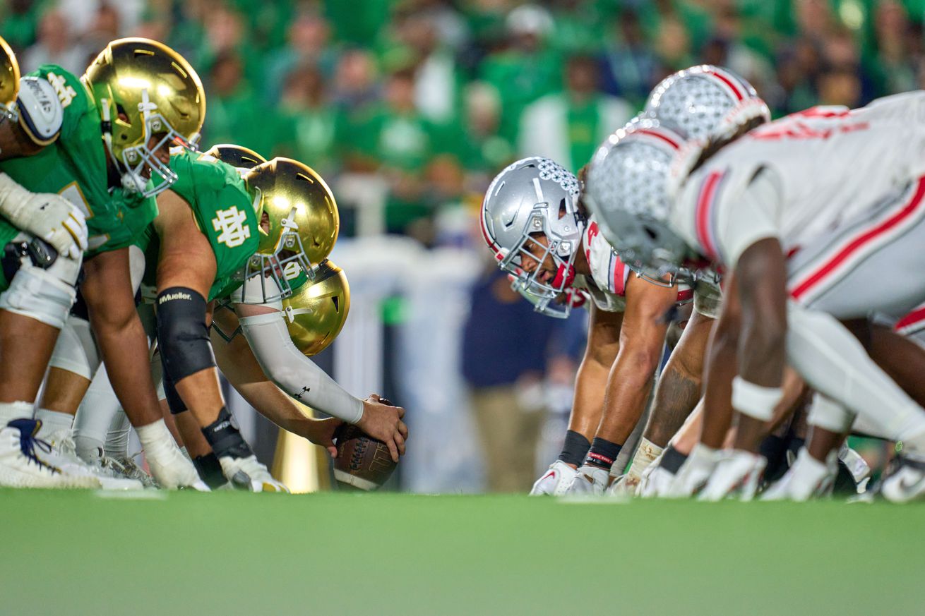 COLLEGE FOOTBALL: SEP 23 Ohio State at Notre Dame