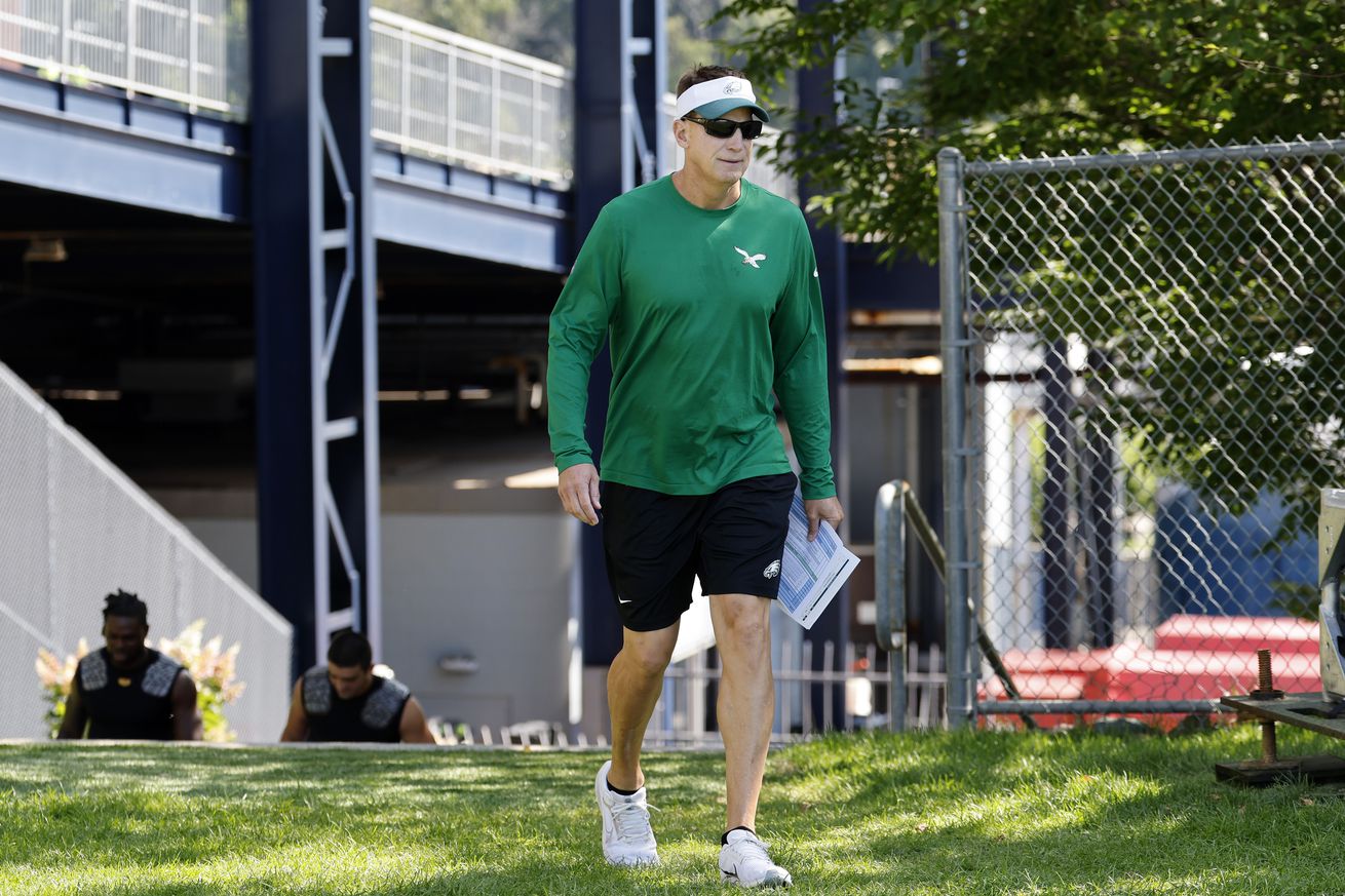 NFL: AUG 13 Patriots-Eagles Joint Training Camp