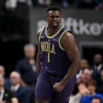 Zion Williamson is at the lightest weight of his career.