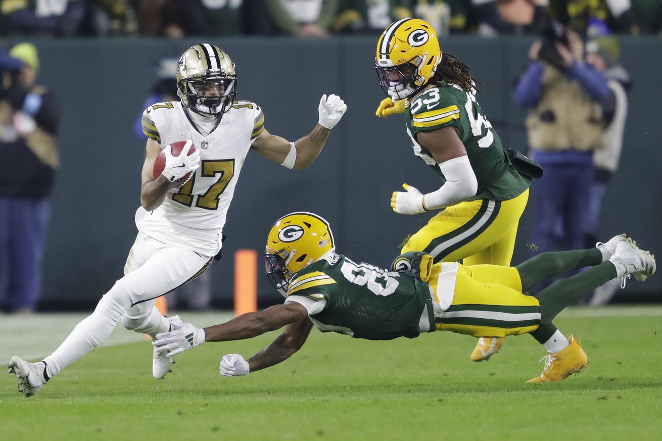 NFL: New Orleans Saints at Green Bay Packers